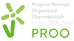 Logotyp Programu Rozwoju Organizacji Obywatelskich na lata 2018-2030